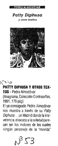 Patty Diphusa y otros textos