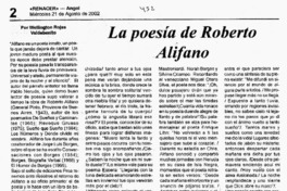 La Poesía de Roberto Alifano