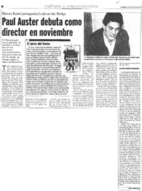 Paul Auster debuta como director en noviembre