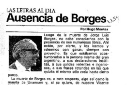 Ausencia de Borges