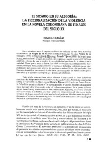El sicario en su aledoría: la ficcionalización de la violencia en la novela colombiana de finales del siglo XX