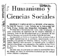 Humanismo y ciencias sociales.