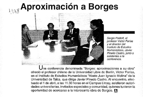 Aproximación a Borges.