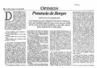 Presencia de Borges