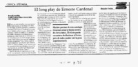 El Long play de Ernesto Cardenal