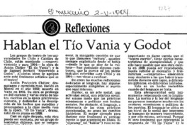 Hablan el tío Vania y Godot