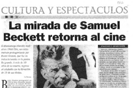 La mirada de Samuel Beckett retorna al cine.