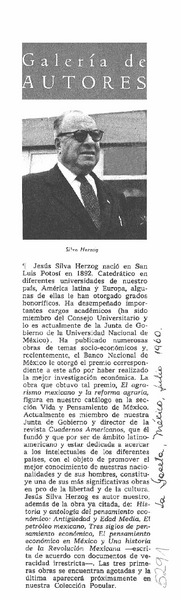 Silva Herzog.