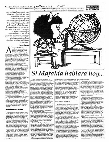 Si Mafalda hablara hoy...
