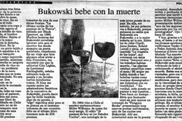 Bukowski bebe con la muerte