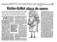 Robbe-Grillet ataca de nuevo