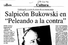 Salpicón Bukowski en "Peliando a la contra"