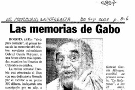 Las memorias de Gabo.