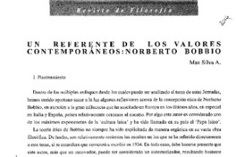 Un referente de los valores contemporáneos, Norberto Bobbio