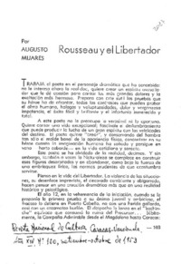 Rousseau y el Libertador