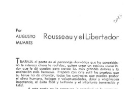 Rousseau y el Libertador