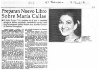 Preparan nuevo libro sobre María Callas.
