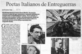 Poetas italianos de entreguerras