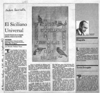 El siciliano universal