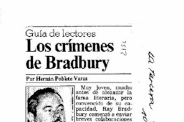Los crímenes de Bradbury