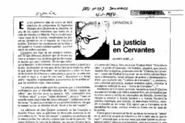 La justicia en Cervantes