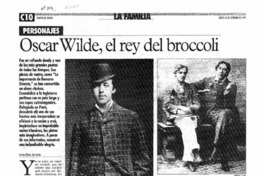 Oscar Wilde, el rey del broccoli