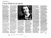 Oscar Wilde en la cárcel