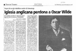 Iglesia anglicana perdona a Oscar Wilde.