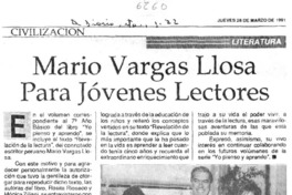 Mario Vargas Llosa para jóvenes lectores.
