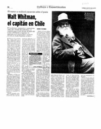 Walt Whitman, el capitán en Chile