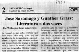José Saramago y Gunther Grass: literatura a dos voces