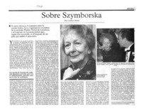 Sobre Szymborska