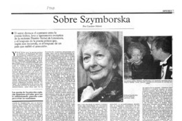 Sobre Szymborska