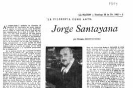 Jorge Santayana
