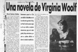 Una novela de Virginia Woolf
