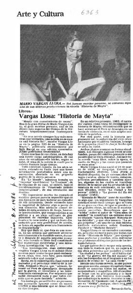 Vargas Llosa, "Historia de Mayta"