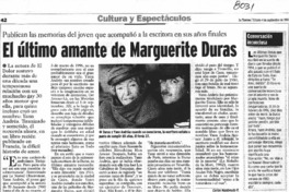 El último amante de Marguerite Duras