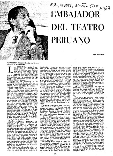 Embajador del teatro peruano