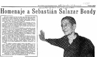 Homenaje a Sebastián salazar Bondy