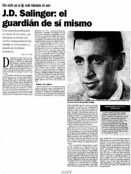 J. D. Salinger : el guardián de sí mismo