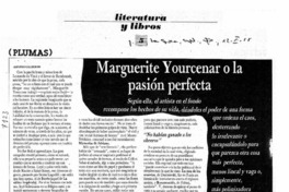 Marguerite Yourcenar o la pasión perfecta