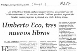 Umberto Eco, tres nuevos libros