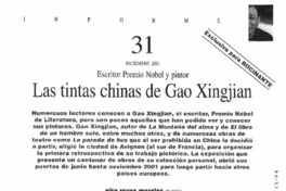 Las Tintas chinas de Gao Xingjian