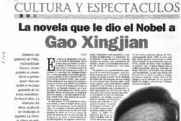 La Novela que le dio el Nobel a Gao Xingjian
