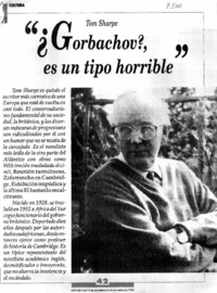 "¿Gorbachov?, es un tipo horrible".