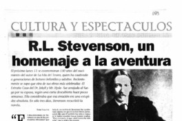 R. L. Stevenson, un homenaje a la aventura