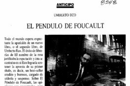 El péndulo de Foucault.
