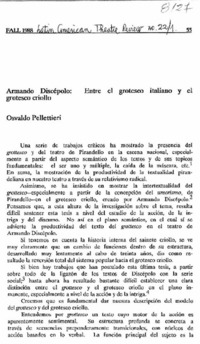 Armando Discépolo, Entre el grotesco italiano y el grotesco criollo
