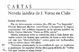 Novela inédita de J. Verne en Chile