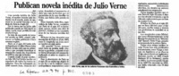 Publican novela inédita de Julio Verne